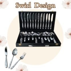 Swirl design Cutlery Set
