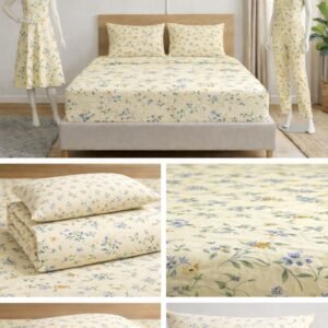 Double Bedsheet with two pillow cases