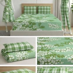 Double Bedsheet with two pillow cases