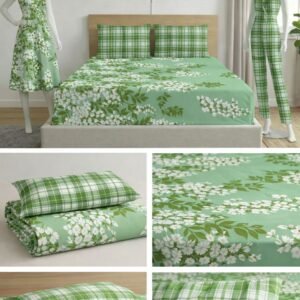 Double Bedsheet with two pillow cases
