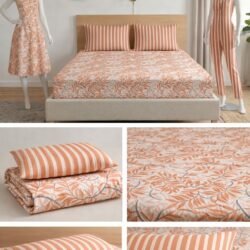 Double Bedsheet with two pillow cases