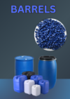 Plastic material for Barrels and containers